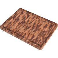 T&aacute;bua Cubus para Churrasco Tramontina Retangular em Madeira Invertida Teca com Acabamento em &Oacute;leo Mineral 45x34 cm. - SKU 13460351 - 3 image number 2