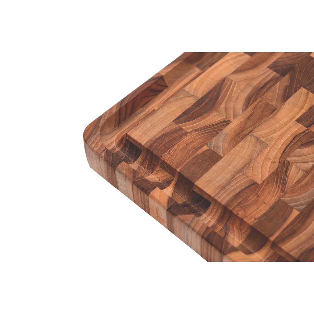 T&aacute;bua Cubus para Churrasco Tramontina Retangular em Madeira Invertida Teca com Acabamento em &Oacute;leo Mineral 45x34 cm. - SKU 13460351 - 5 image number 4