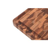 T&aacute;bua Cubus para Churrasco Tramontina Retangular em Madeira Invertida Teca com Acabamento em &Oacute;leo Mineral 45x34 cm. - SKU 13460351 - 5 image number 4