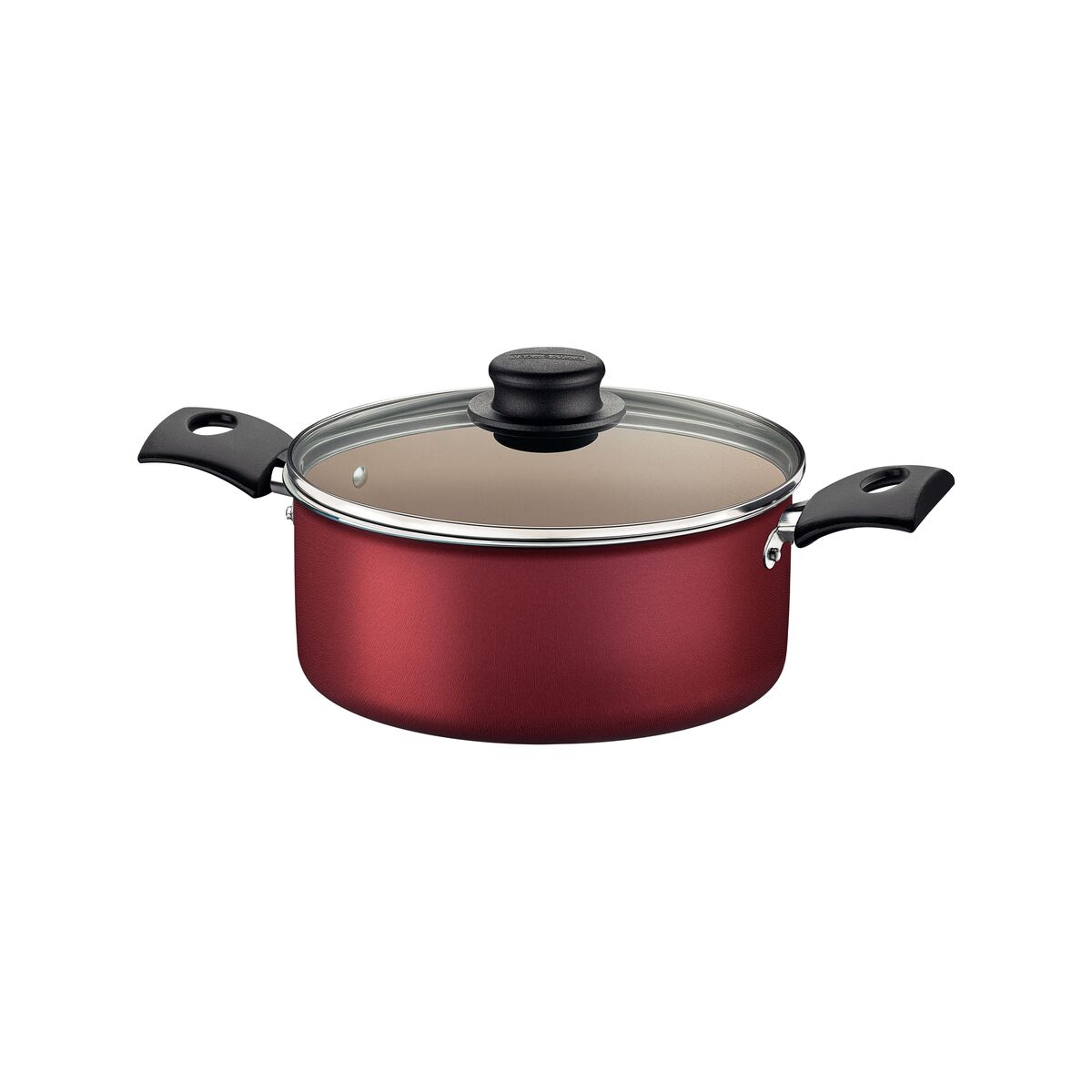 Panela Tramontina Turim em Alum&iacute;nio com Revestimento Interno e Externo em Antiaderente Starflon Max Vermelho Cor Vermelho - SKU 20297759 - 2 image number 1