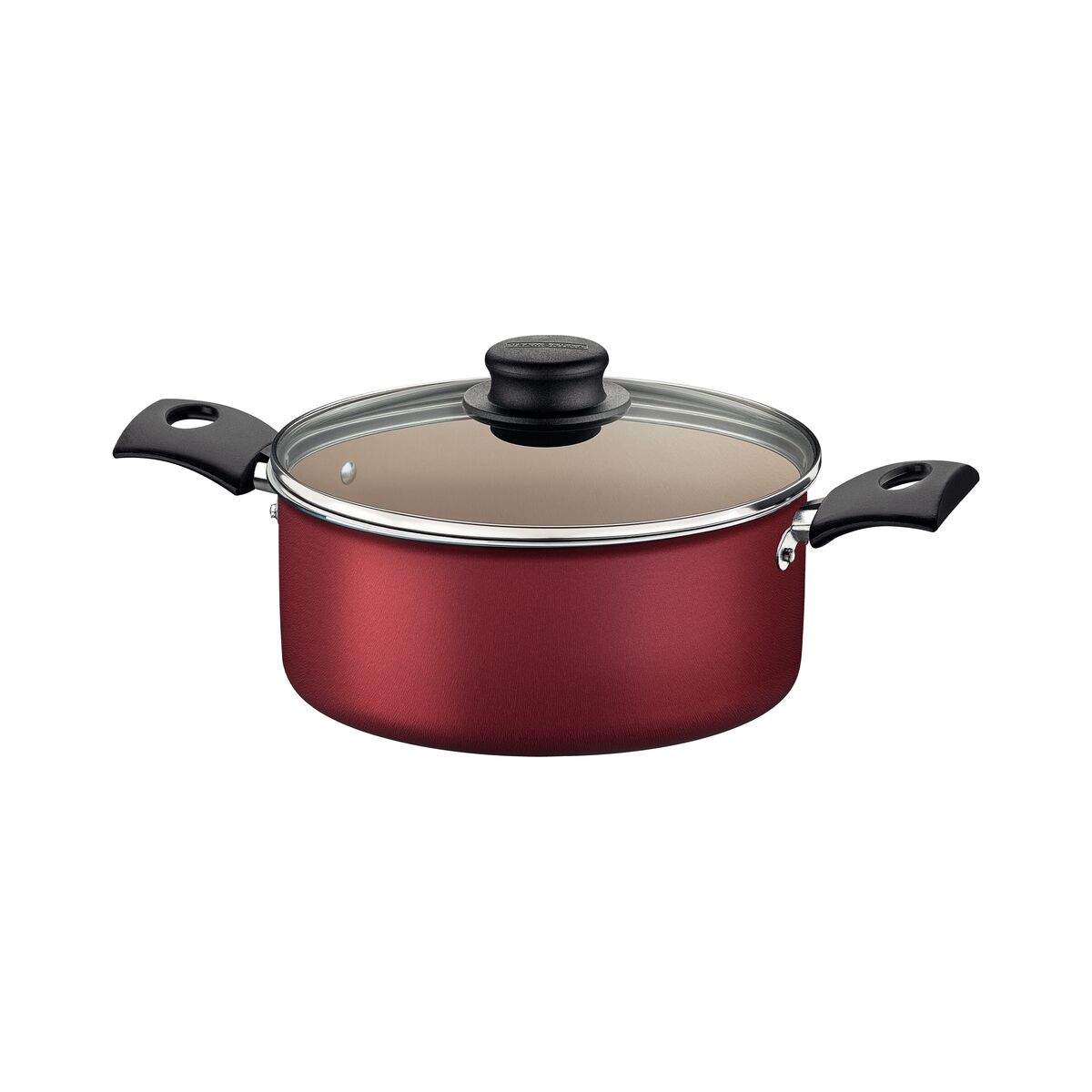 Panela Tramontina Turim em Alum&iacute;nio com Revestimento Interno e Externo em Antiaderente Starflon Max Vermelho Cor Vermelho - SKU 20297759 - 3 image number 2