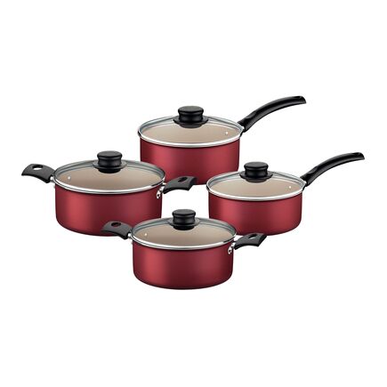 Panela Tramontina Turim em Alum&iacute;nio com Revestimento Interno e Externo em Antiaderente Starflon Max Vermelho Cor Vermelho - SKU 20297759