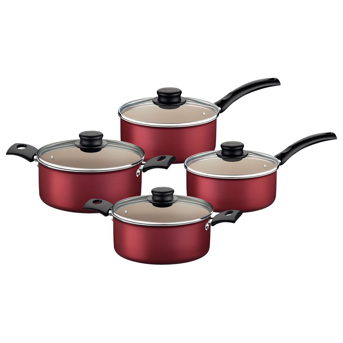 Panela Tramontina Turim em Alum&iacute;nio com Revestimento Interno e Externo em Antiaderente Starflon Max Vermelho Cor Vermelho - SKU 20297759 - 1 image number 0