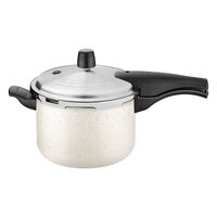 Panela de Press&atilde;o Tramontina Vancouver em Alum&iacute;nio com Revestimento Interno e Externo em Antiaderente Starflon Max Bege 20 cm 4,5 L - SKU 20591320 - 1 image number 0