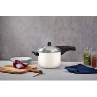 Panela de Press&atilde;o Tramontina Vancouver em Alum&iacute;nio com Revestimento Interno e Externo em Antiaderente Starflon Max Bege 20 cm 4,5 L - SKU 20591320 - 5 image number 4