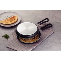 Omeleteira Tramontina Loreto em Alum&iacute;nio com Revestimento Interno e Externo em Antiaderente Starflon Max Grafite 24 cm Cor Grafite - SKU 20687024 - 5 image number 4