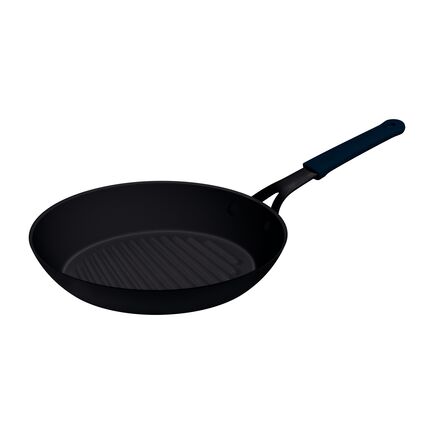 Tramontina Professional Iron Skillet Grill, 30 cm, 2.4 L