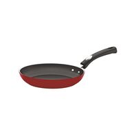 Tramontina Mônaco Induction red aluminum frying pan with interior Starflon Premium non-stick coating and exterior silicone coating, 24 cm and 1.6 L
