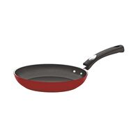 Tramontina Mônaco Induction red aluminum frying pan with interior Starflon Premium non-stick coating and exterior silicone coating, 26 cm and 2 L