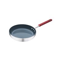 Tramontina Professional Aluminum Frying Pan with Interior Ceramic Coating and Brushed Exterior Finish, with Stainless-Steel and Silicone Handle, 28 cm, 3.1 L