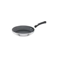 Tramontina's aluminum professional frying pan with exterior polished finish, interior Starflon T3 nonstick coating, 24 cm, 1.6 L
