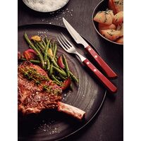 Faca para Churrasco Tramontina com L&acirc;mina em A&ccedil;o Inox e Cabo em Madeira Tratada Polywood Vermelho 4" Cor Polywood vermelho - SKU 21109074 - 2 image number 1