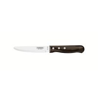 Faca para Churrasco Jumbo Tramontina com L&acirc;mina em A&ccedil;o Inox  e Cabo em Madeira Tratada Polywood Castanho 5" Cor Polywood castanho - SKU 21115095 - 1