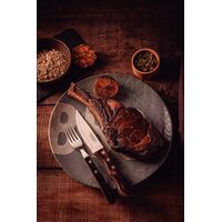 Faca para Churrasco Jumbo Tramontina com L&acirc;mina em A&ccedil;o Inox e Cabo de Madeira Tratada Polywood Castanho 5" Cor Polywood castanho - SKU 21116095 - 2 image number 1