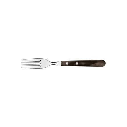 Garfo Jumbo Tramontina Churrasco com L&acirc;mina em A&ccedil;o Inox e Cabo de Madeira Tratada Polywood Castanho Cor Polywood castanho - SKU 21136090