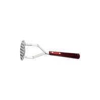 Tramontina Potato Masher with Stainless Steel Blade and Red Polywood Handle