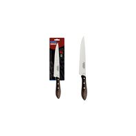 Tramontina 8" stainless steel knife with brown Polywood handle