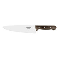Kit para Churrasco Tramontina com L&acirc;mina em A&ccedil;o Inox Cabo de Madeira Polywood Castanho com T&aacute;bua de Madeira 3 Pe&ccedil;as Cor Polywood castanho - SKU 21197901 - 2 image number 1