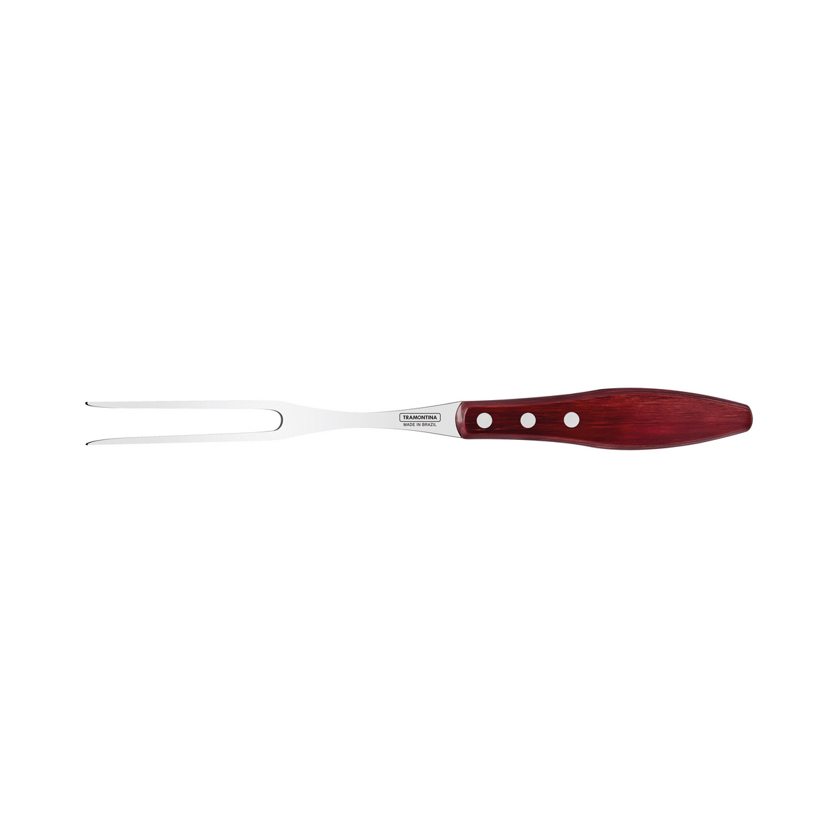 Kit para Churrasco Tramontina com Lâminas em Aço Inox e Cabos de Madeira Polywood Vermelho com Tábua e Estojo 8 Peças Cor Polywood vermelho - SKU 21198765 - 3 image number 2
