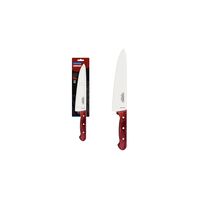 Tramontina 10" stainless steel knife with red Polywood handle