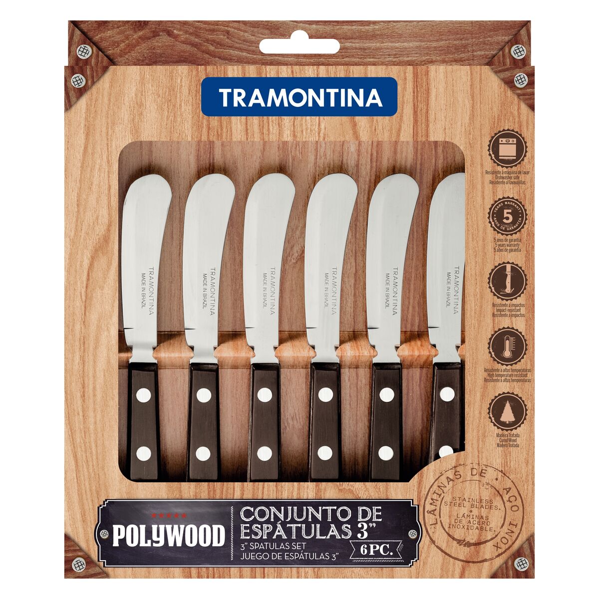 Polywood Butter Spreader Tramontina 6 Pc 