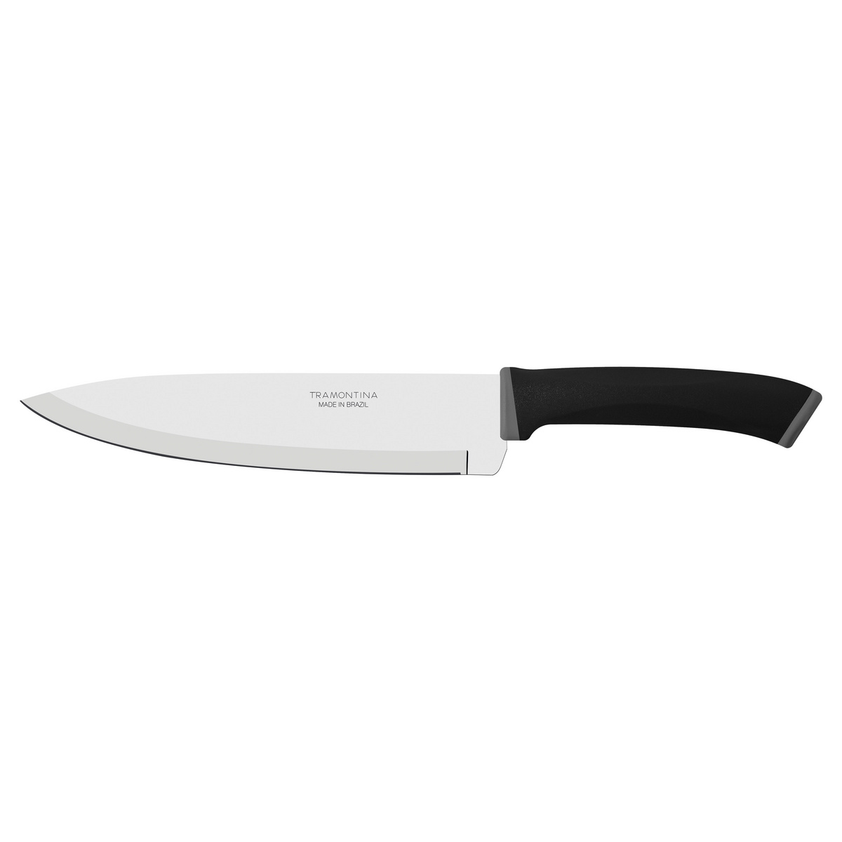Faca Chef Tramontina Felice com L&acirc;mina em A&ccedil;o Inox e Cabo de Polipropileno Preto 8" Cor Preto - SKU 23488108 - 1 image number 0