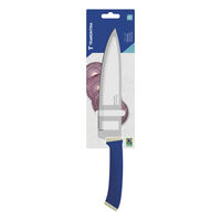 Faca Chef Tramontina Felice com L&acirc;mina em A&ccedil;o Inox e Cabo de Polipropileno Azul 8" Cor Azul - SKU 23488118 - 4 image number 3