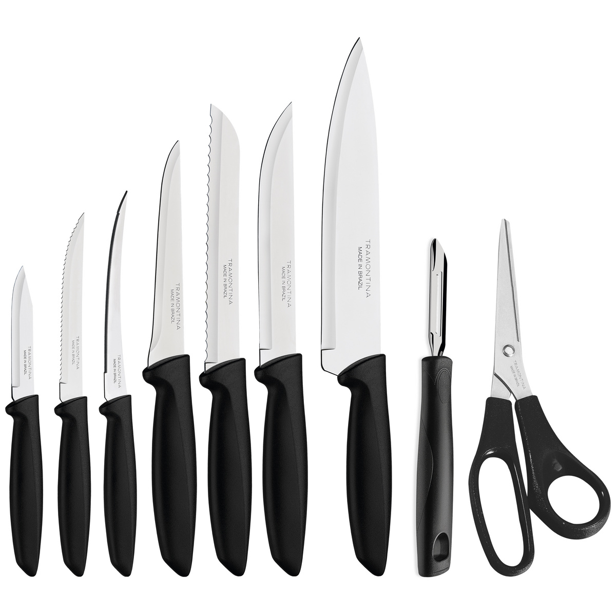 Batería de Cocina Tramontina Resistente 1.6 mm 32 Piezas Gris