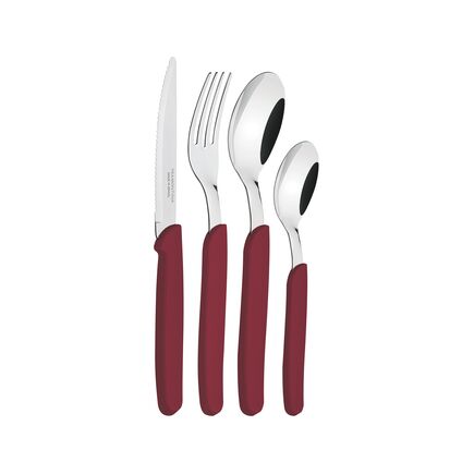 Tramontina Carmel 24-Piece Flatware Set with Stainless Steel