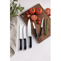 Jogo de Facas Tramontina Felice com L&acirc;minas de A&ccedil;o Inox e Cabos em Polipropileno Preto 5 Pe&ccedil;as Cor Preto - SKU 23499078 - 7 image number 6