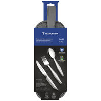 Jogo de Talheres Inclusivos Tramontina ForAll em A&ccedil;o Inox com Estojo 4 Pe&ccedil;as Cor Inox - SKU 23599081 - 10 image number 9