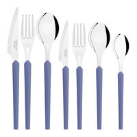 Faqueiro Tramontina Obelline com L&acirc;minas em A&ccedil;o Inox e Cabos de Polipropileno Azul Boreal 42 Pe&ccedil;as Cor Azul - SKU 23599132 - 1 image number 0