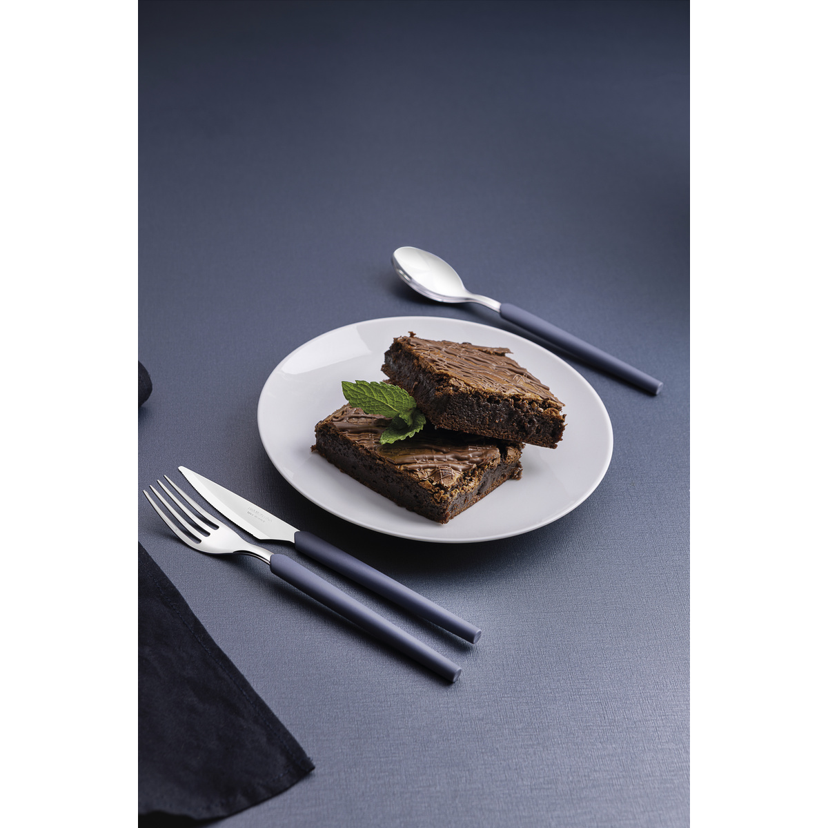 Faqueiro Tramontina Obelline com L&acirc;minas em A&ccedil;o Inox e Cabos de Polipropileno Azul Boreal 42 Pe&ccedil;as Cor Azul - SKU 23599132 - 12 image number 11