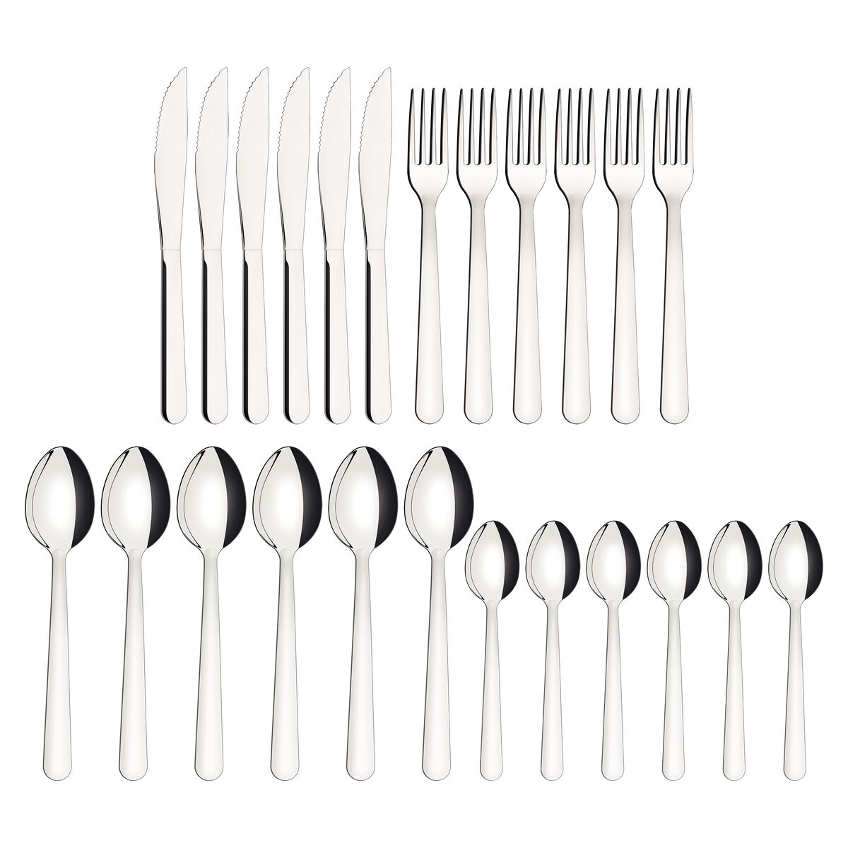 Faqueiro Tramontina Malibu em A&ccedil;o Inox 16 Pe&ccedil;as Cor Inox - SKU 23798029 - 3 image number 2