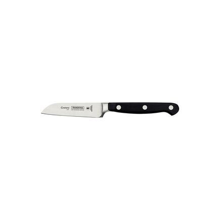 Faca para Legumes e Frutas Tramontina Century com L&acirc;mina em A&ccedil;o Inox e Cabo em Policarbonato e Fibra de Vidro 3" Cor Preto - SKU 24000003 - 1
