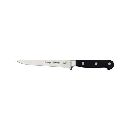Faca para Desossar Tramontina Century com L&acirc;mina em A&ccedil;o Inox e Cabo em Policarbonato e Fibra de Vidro 6" Cor Preto - SKU 24006006 - 1
