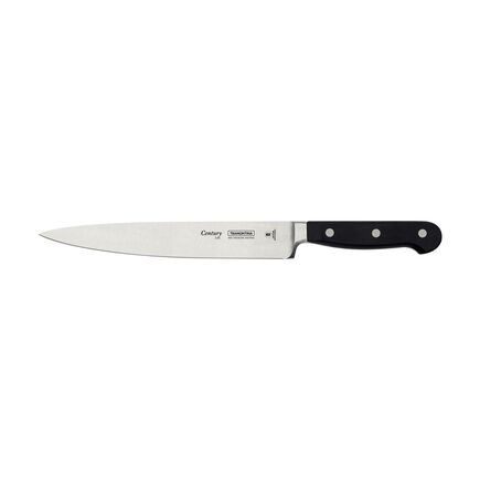Faca Utility Tramontina Century com L&acirc;mina em A&ccedil;o Inox e Cabo em Policarbonato e Fibra de Vidro 8" Cor Preto - SKU 24010008 - 1