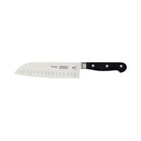 Faca Santoku Tramontina Century com Lâmina em Aço Inox e Cabo em Policarbonato Preto e Fibra de Vidro 7"