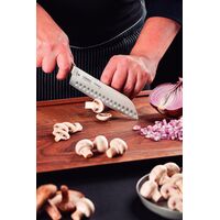 Faca Santoku Tramontina Century com L&acirc;mina em A&ccedil;o Inox e Cabo em Policarbonato Preto e Fibra de Vidro 7" Cor Preto - SKU 24020007 - 2 image number 1