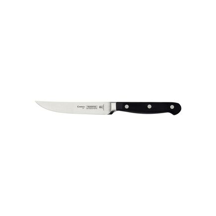 Faca para Churrasco Tramontina Century com L&acirc;mina de A&ccedil;o Inox e Cabo em Policarbonato e Fibra de Vidro 5" Cor Preto - SKU 24021005