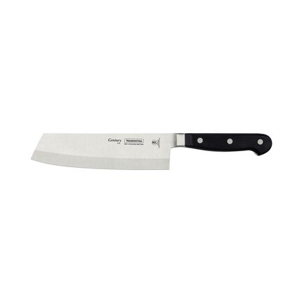 Faca para Fatiar e Picar Tramontina Century com L&acirc;mina em A&ccedil;o Inox e Cabo em Policarbonato e Fibra de Vidro 7" Cor Preto - SKU 24024007 - 1