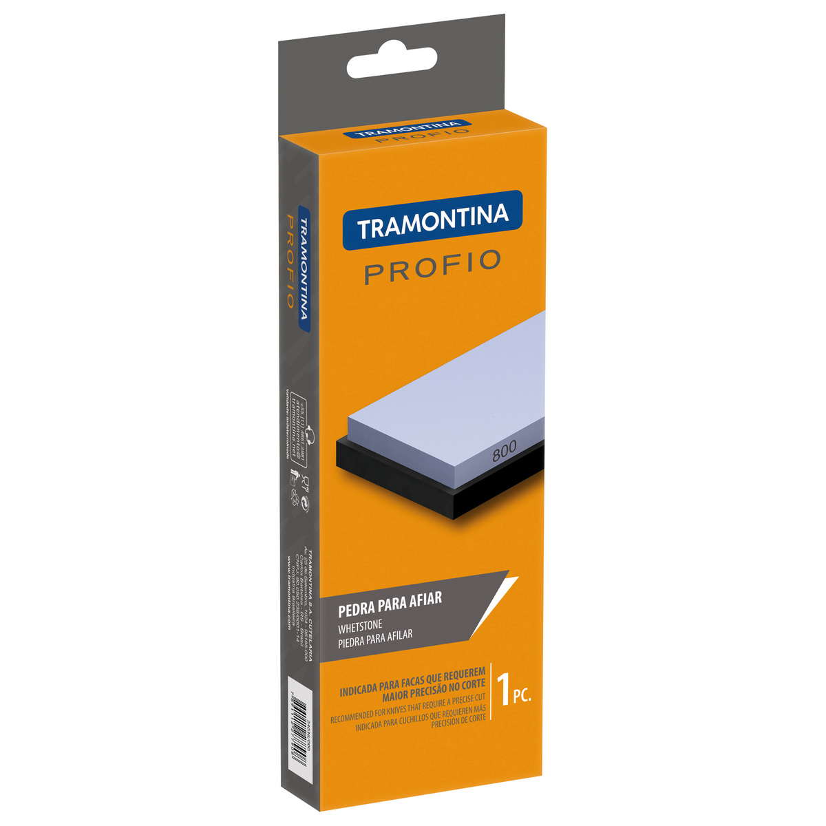 Pedra para Afiar Tramontina Profio com Granula&ccedil;&atilde;o 800 e Suporte Emborrachado - SKU 24036000 - 3 image number 2