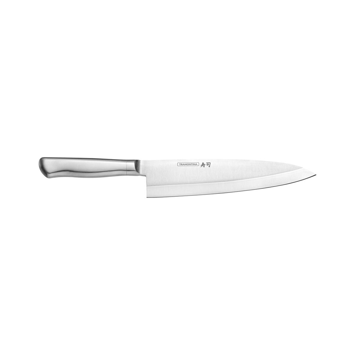 Tramontina Sushi Diamond 8" stainless steel deba knife with stainless steel handle