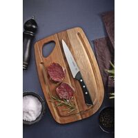 Jogo de Facas Tramontina Solutta com Lâminas em Aço Inox e Cabos em Policarbonato e Fibra de Vidro 3 Peças Cor Preto - SKU 24299010 - 6 image number 5