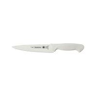 Tramontina Premium stainless steel 6" utility Utility knife with white polypropylene handle