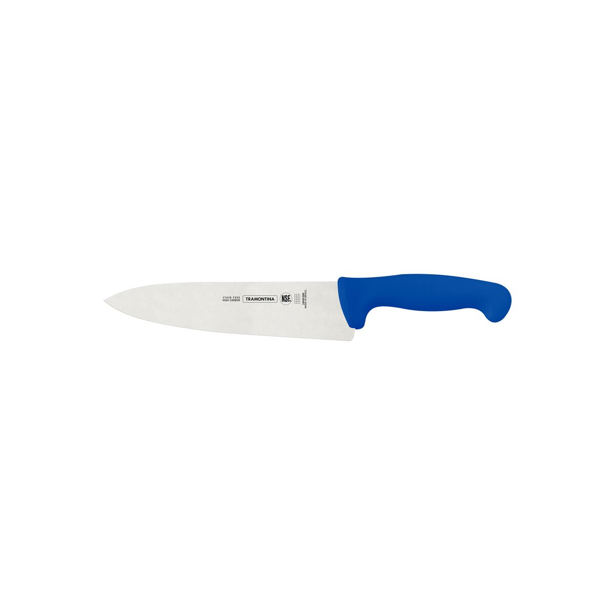 Tramontina Professional Meat Knife with Stainless-Steel Blade and Blue  Polypropylene Handle 8