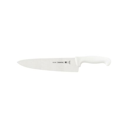 Faca para Carne 10" Tramontina Profissional Master com L&acirc;mina em A&ccedil;o Inox e Cabo em Polipropileno Branco Cor Branco - SKU 24609080