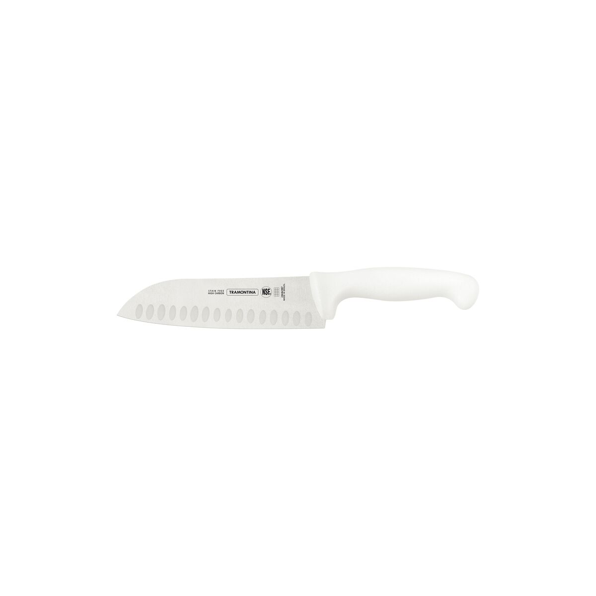 Faca para Fatiar e Picar Tramontina Profissional Master com L&acirc;mina em A&ccedil;o Inox e Cabo de Polipropileno Branco 7" Cor Branco - SKU 24646087 - 1 image number 0