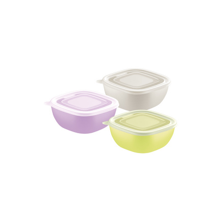 Pote Tramontina MixColor em Polipropileno Misto com Tampa Transparente 600 ml