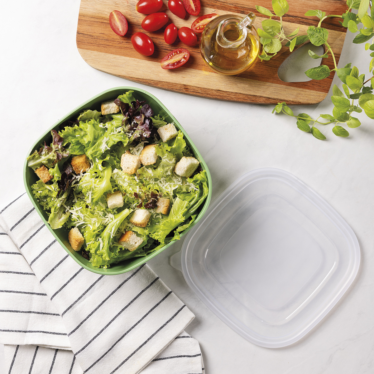 Pote Tramontina MixColor em Polipropileno Misto com Tampa Transparente 2 L